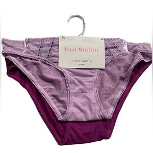 Isaac Mizrahi panties 2 pack! NWT! Size M